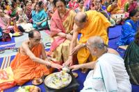 Dharma Sabha - Guru Purnima, 10th July 2025. Pictures Courtesy Shriyuts Dinesh Karkal and Abhinav Kalla